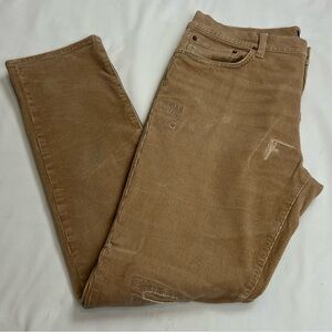 POLO RALPH LAUREN Repaired Men’s Sullivan Slim Low Rise Corduroy Pants 33/32